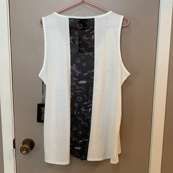 Harry Potter Golden Snitch Pocket Cream tank top with sheet back panel - Picture 5 of 8